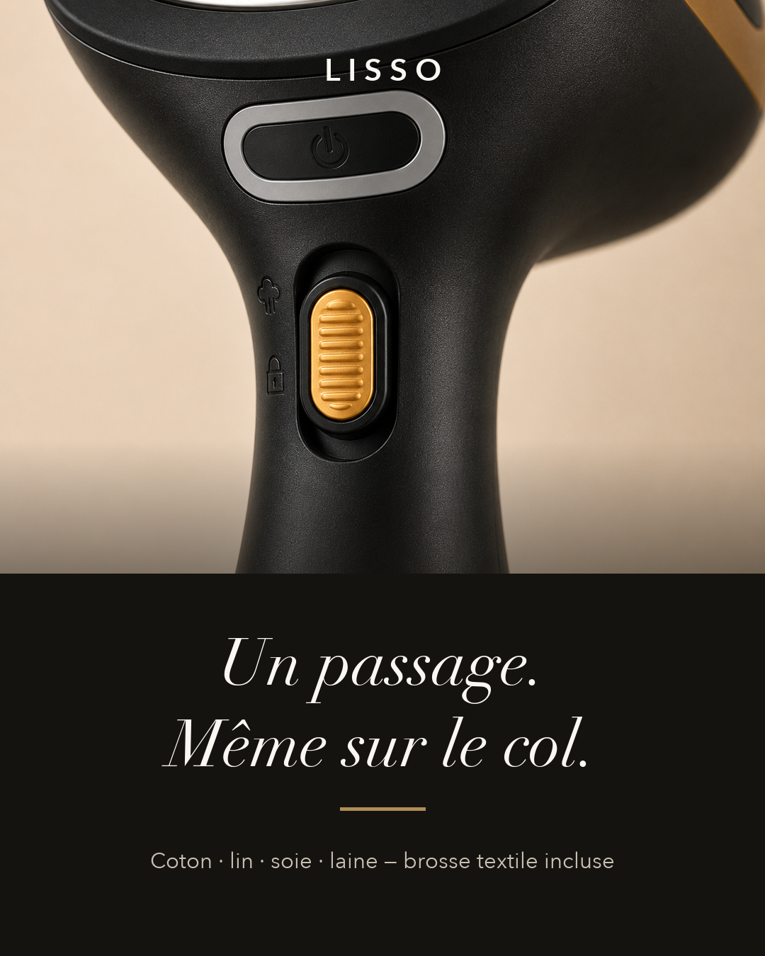 LISSO™ Défroisseur Vapeur Portable