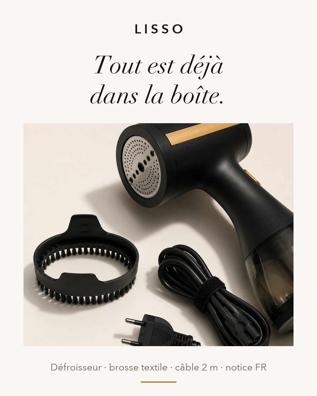LISSO™ Défroisseur Vapeur Portable