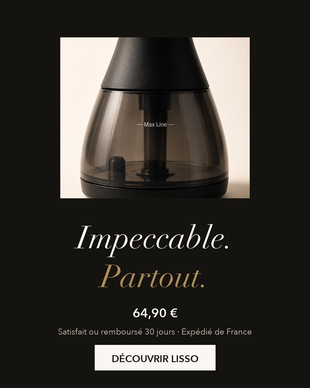 LISSO™ Défroisseur Vapeur Portable